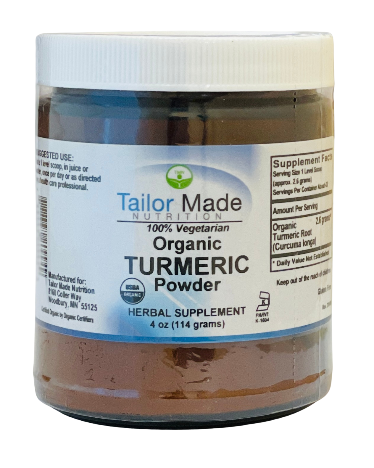 Organic Turmeric Root Powder 4 oz