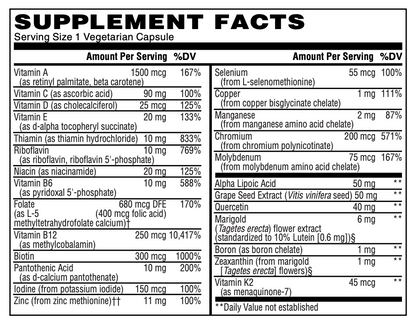 Once Daily Multi No Iron Coenzymated 60 VCaps