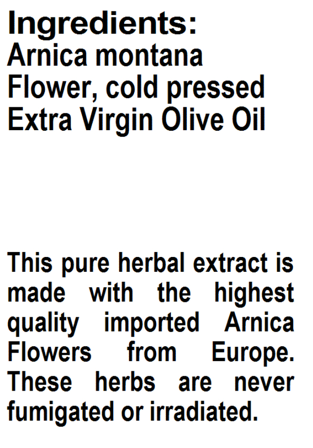 Arnica Oil (Topical) 1oz