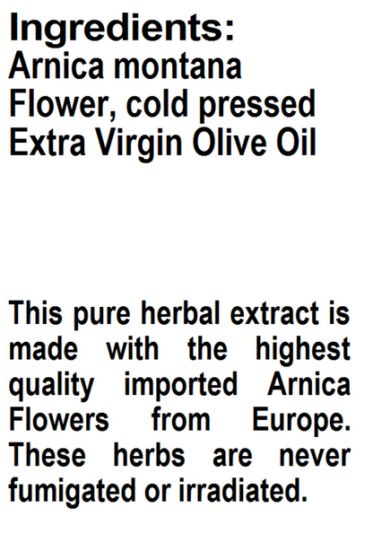 Arnica Oil (Topical) 1oz
