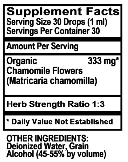 Chamomile Flowers Liquid Extract 1 fl oz