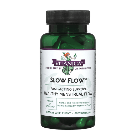 Slow Flow Menstrual Flow 60 Veg Caps