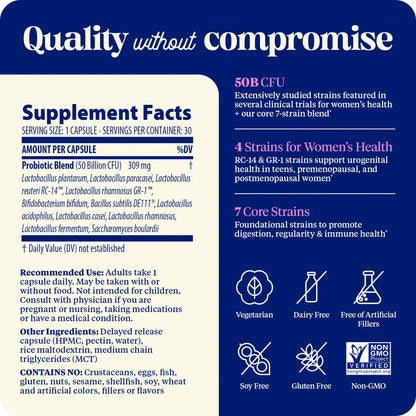 Subculture Probiotic For Women  30 Caps