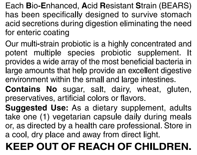 Suprema Dophilus 5 Billion Probiotic 120 VCaps