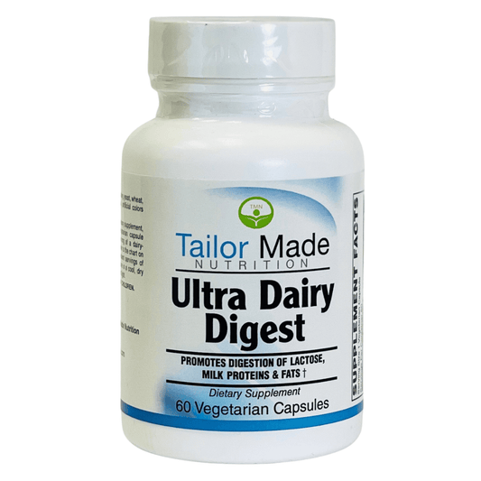 A gluten-free, vegetarian, comprehensive blend of enzymes designed to aid in the digestion of dairy foods.