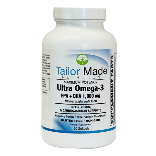 Ultra Omega 3 1000mg (Maximum Potency) 120 Softgels