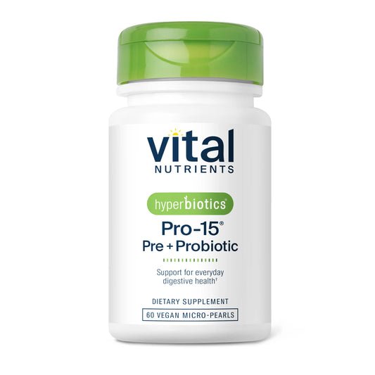 Pro-15 Pre+Probiotic  60 Vegan Pearls