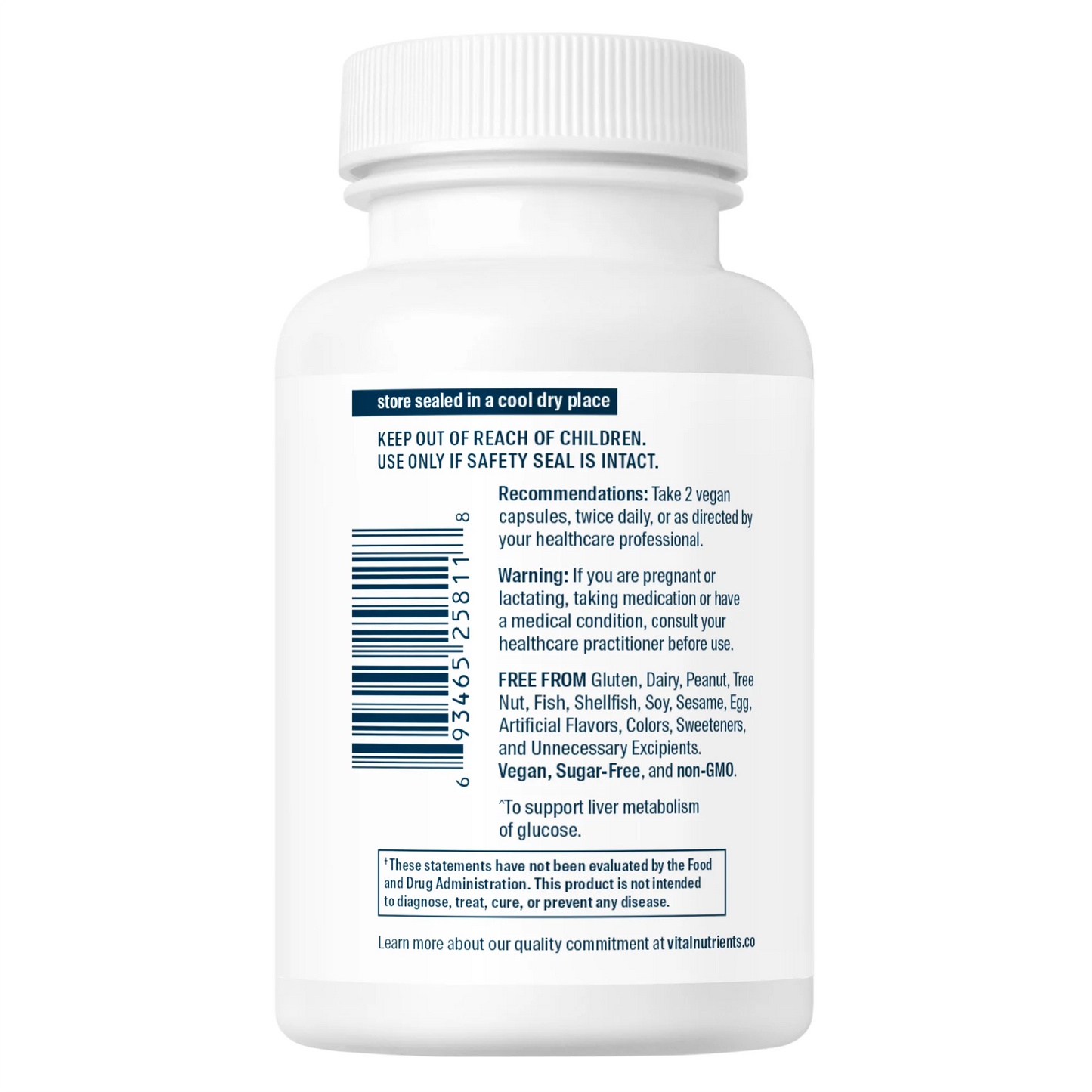 Blood Sugar Support 60 Vegan Caps