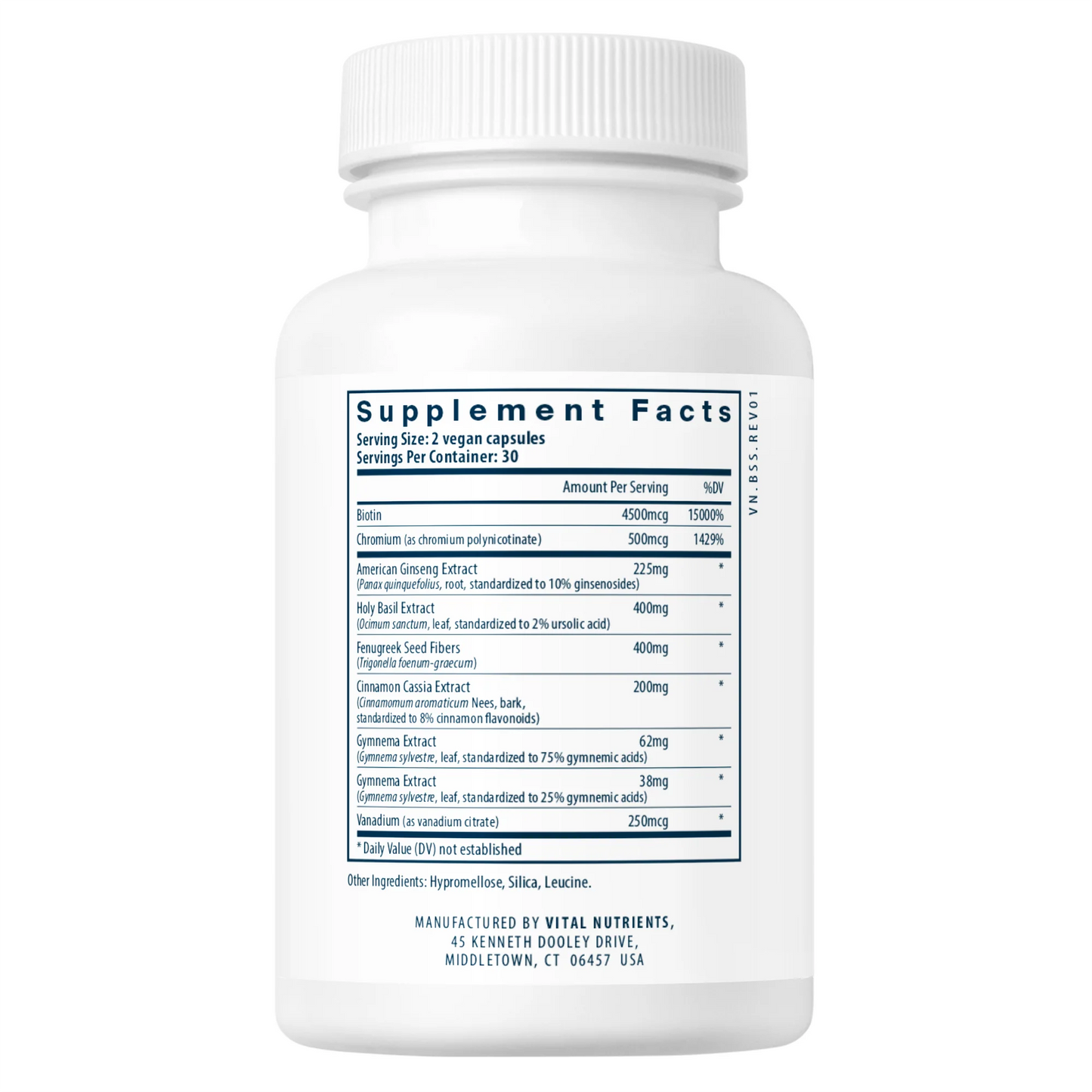 Blood Sugar Support 60 Vegan Caps