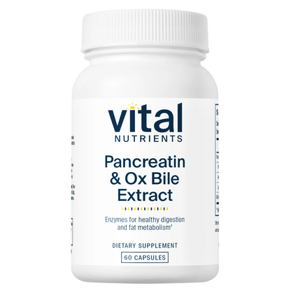 Pancreatin+ Ox Bile Extract   60 Caps