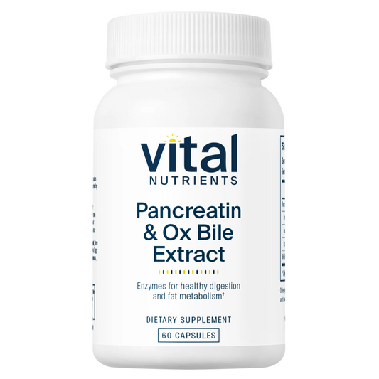 Pancreatin+ Ox Bile Extract   60 Caps