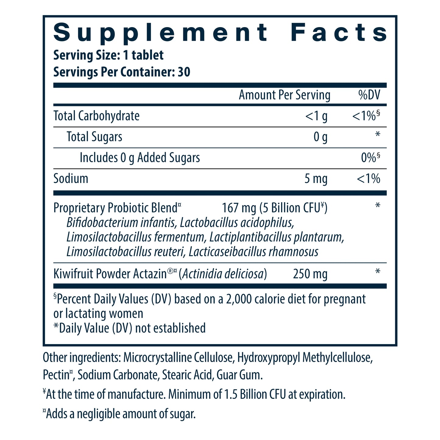 Pro-Natal Probiotic 30 Vegan Tabs