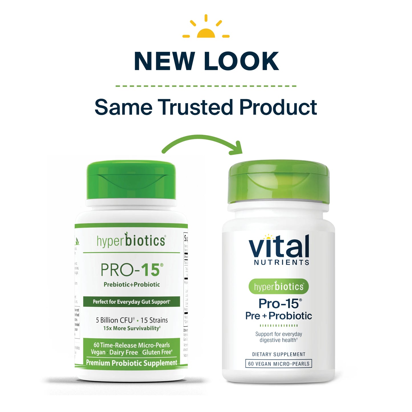 Pro-15 Pre+Probiotic  60 Vegan Pearls