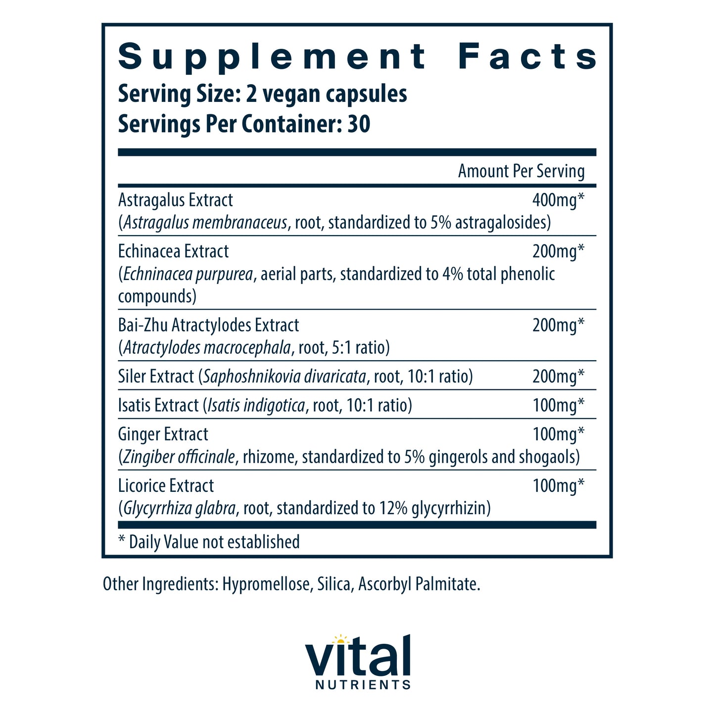 Immune Support  60 Veg Caps
