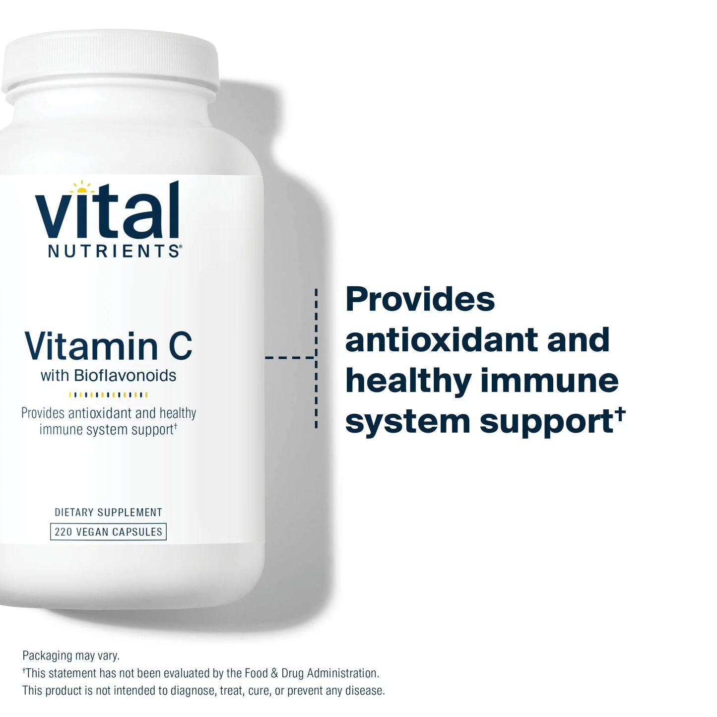Vitamin C W/ Bioflavonoids  220 Vegan Caps