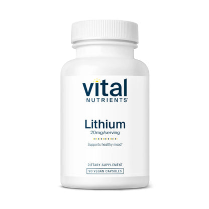 Lithium Orotate 20 mg  90 Vegan Caps