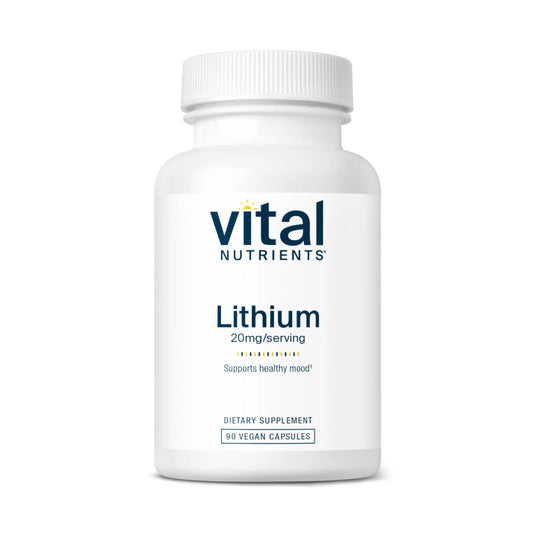 Lithium Orotate 20 mg  90 Vegan Caps