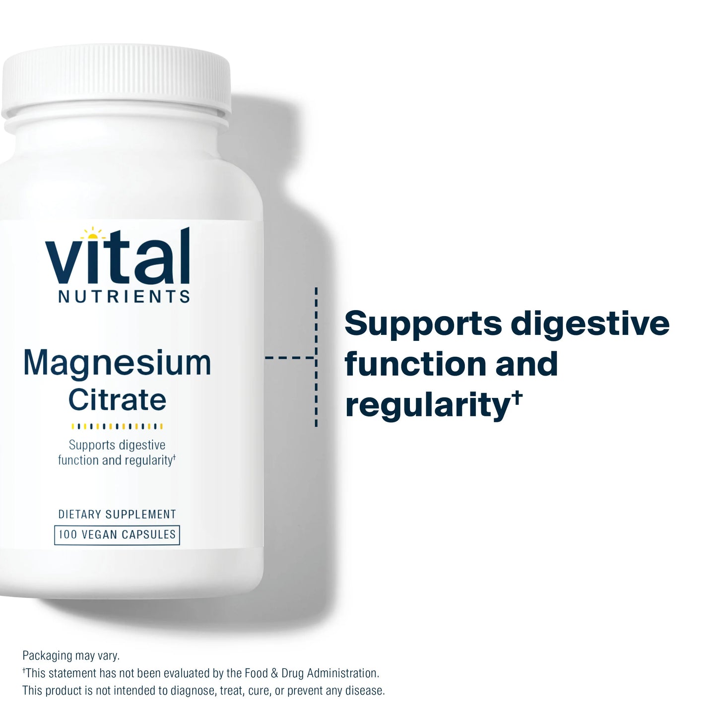 Magnesium Citrate  100 Vegan Caps