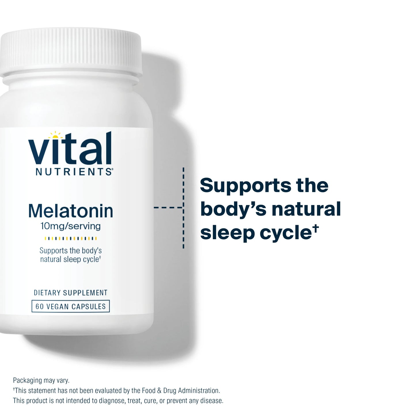 Melatonin 10 mg  60 Vegan Caps