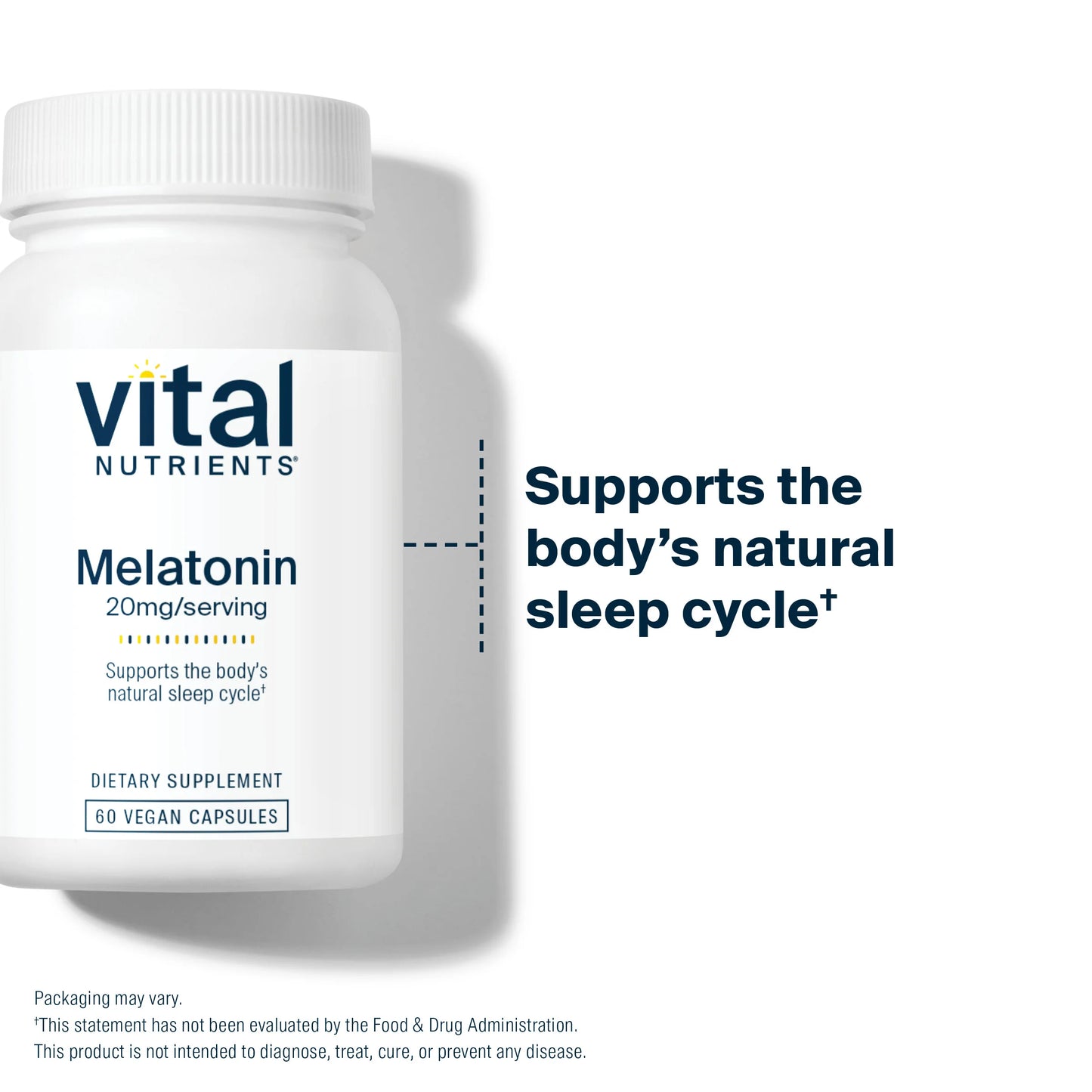 Melatonin 20 mg  60  Vegan Caps