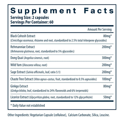 Menopause Support 120 Vegan Caps