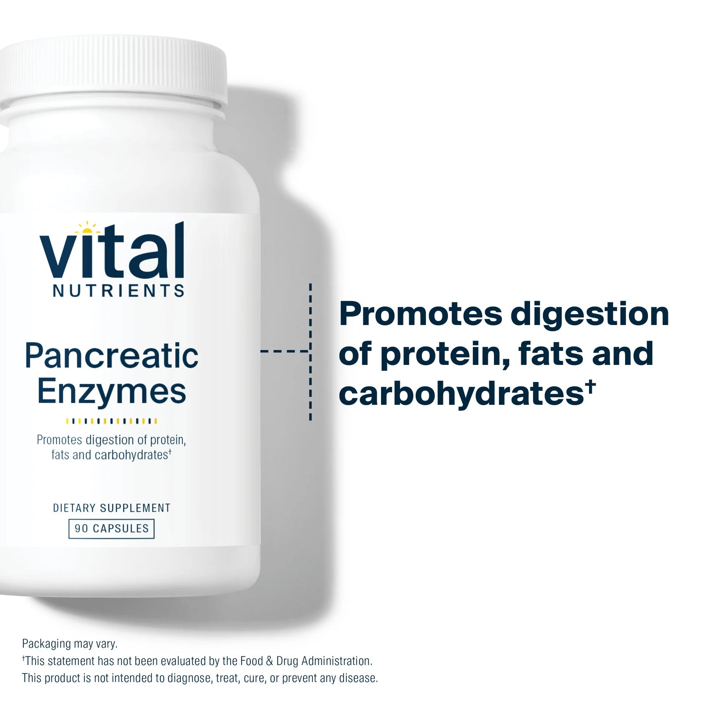 Pancreatic Enzymes 500 mg 90 Caps