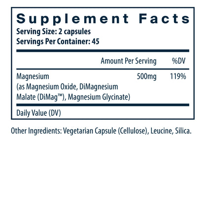 Triple Magnesium  90 Vegan Caps