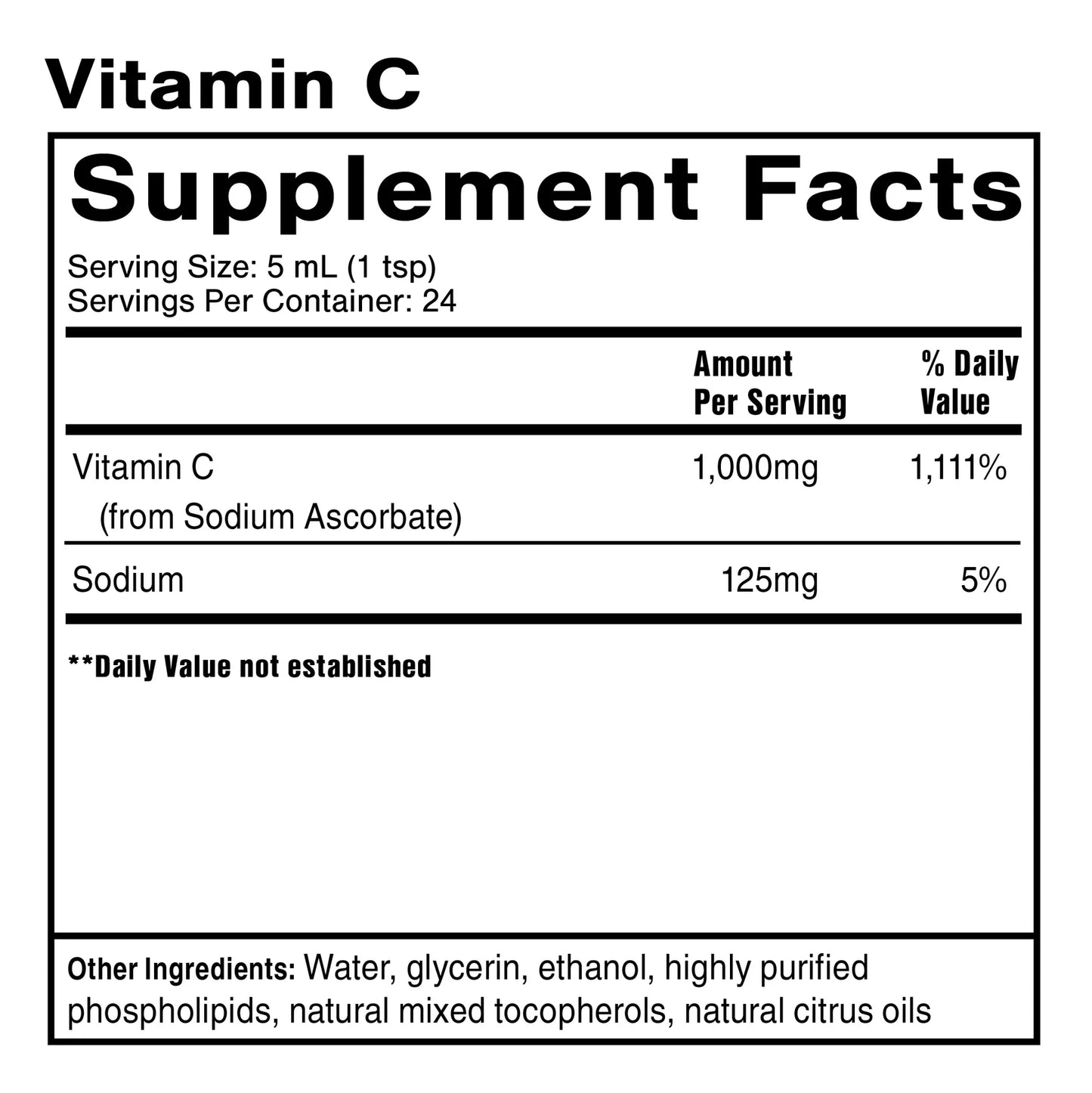 Liposomal Vitamin C 120 ml