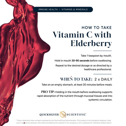Vitamin C Elderberry  3.38 fl oz