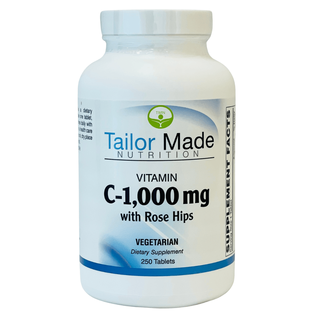 Vitamin C 1000mg with Rose Hips 250 Vegetarian Tablets