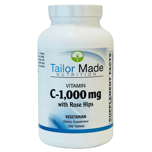Vitamin C 1000mg with Rose Hips 250 Vegetarian Tablets