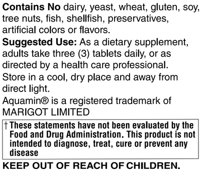 Certified Organic Whole Food Plant Calcium 90 Tablets