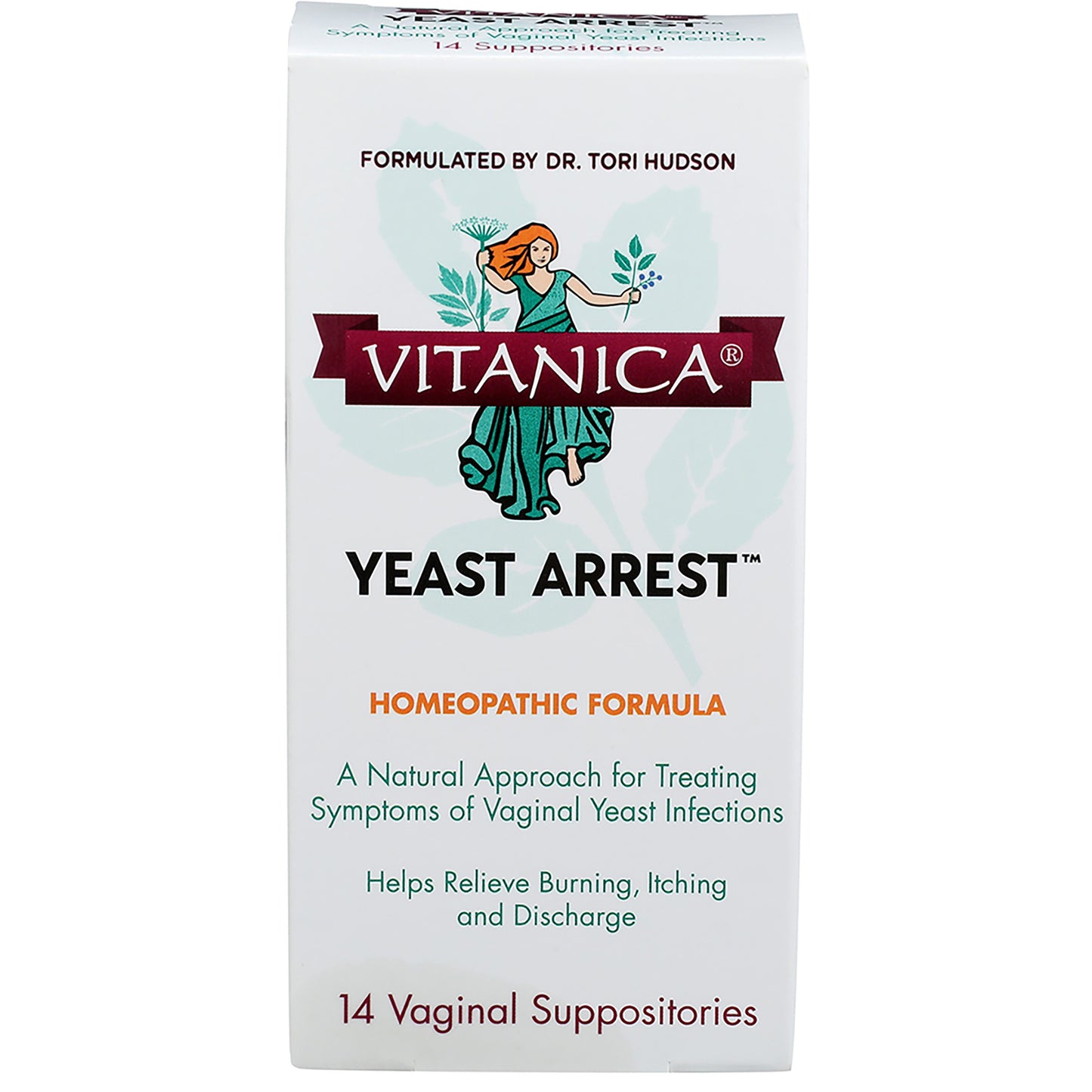 Yeast Arrest Homeopathic  14 suppositories