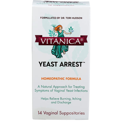 Yeast Arrest Homeopathic  14 suppositories