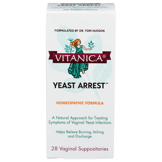 Yeast Arrest Homeopathic 28 Suppositories