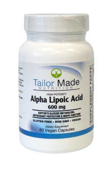 Alpha Lipoic Acid 600mg 60 Vcaps