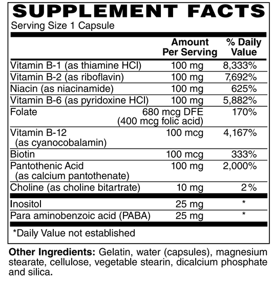 B Complex 100 Capsules