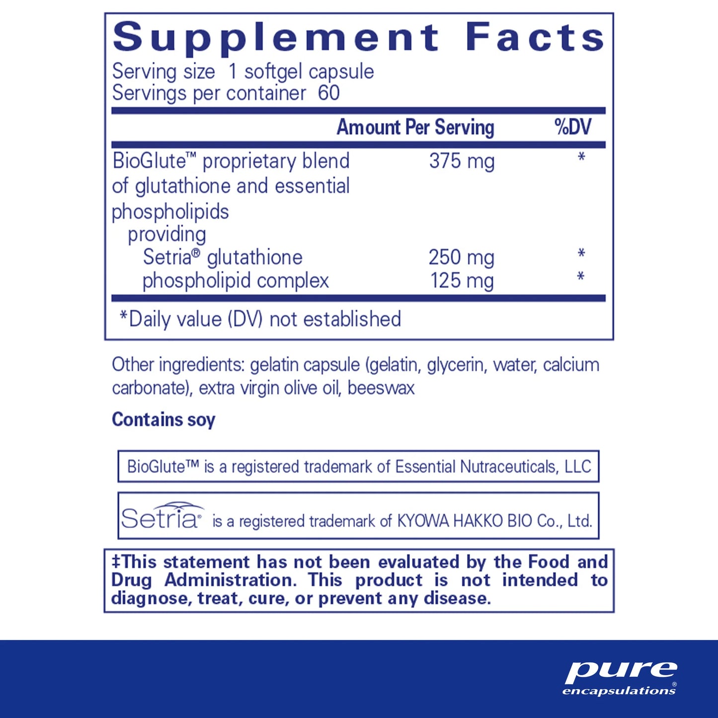 Liposomal Glutathione 60 SG Caps