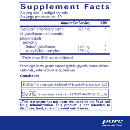 Liposomal Glutathione 60 SG Caps
