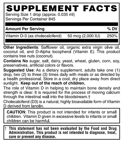 Vitamin D3 2000 IU Drops