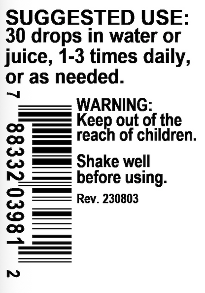 Dandelion Root Liquid Extract 1 fl oz