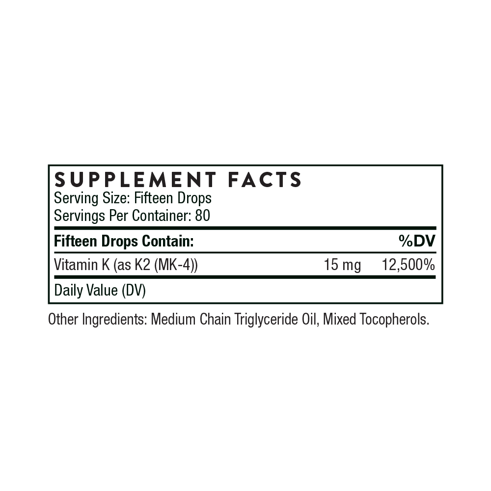 Vitamin K2  1 fl oz