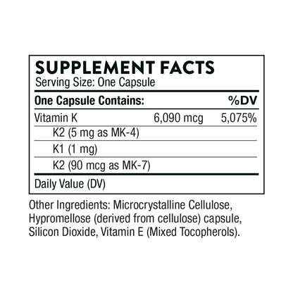 Vitamin K  60 Caps