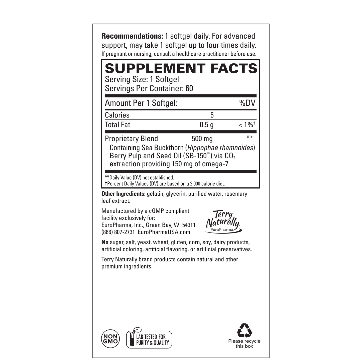 Omega - 7 Dry Eyes Relief