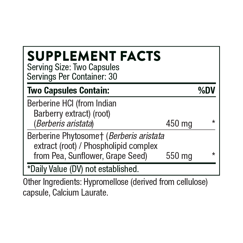 Berberine 500 Mg  60 Caps