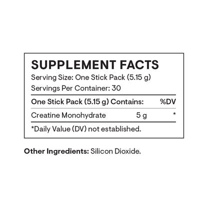 Creatine - sticks  5.45 oz