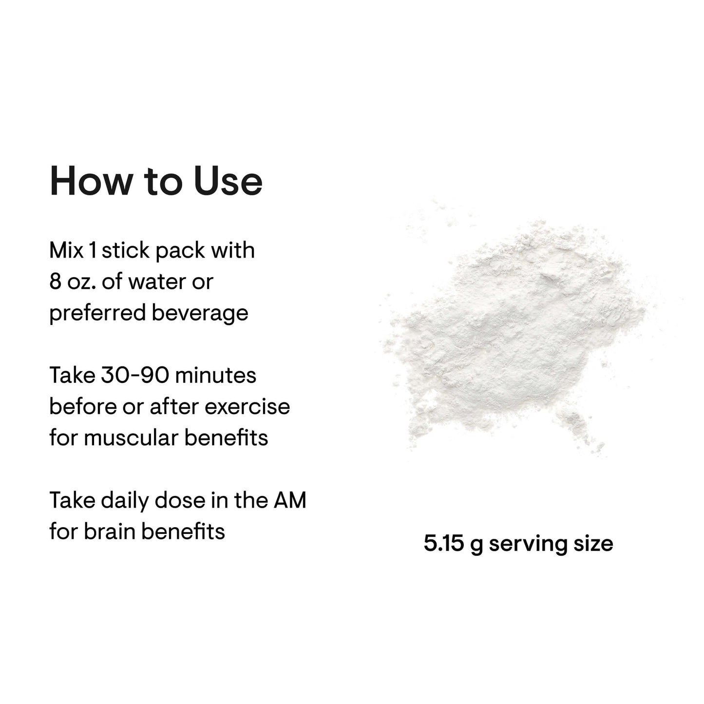 Creatine - sticks  5.45 oz