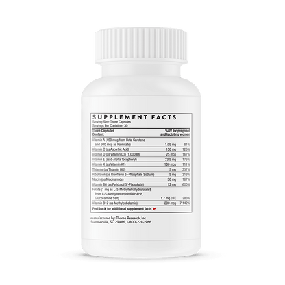 Basic Prenatal  90 Caps