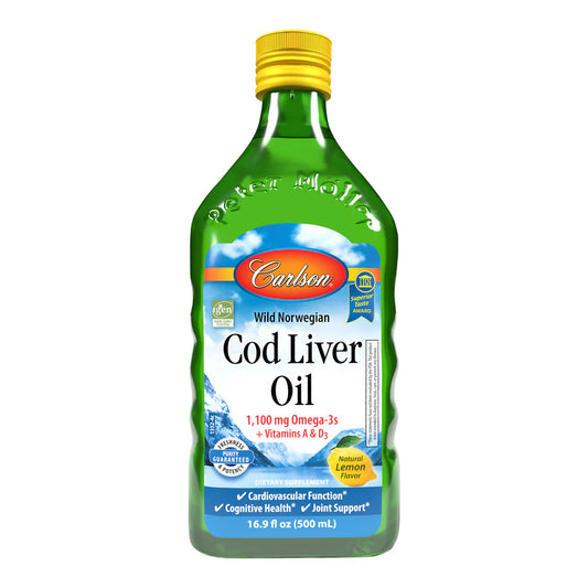 Wild Norwegian Cod Liver Oil Lemon