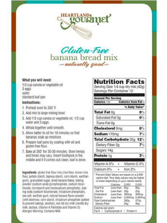 banana bread mix